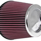 K&N Universal Chrome Filter 6in Flange ID x 7.5in Base OD x 5in Top OD x 6in H