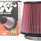 K&N Universal Clamp-On Air Filter 5in Flange ID x 8in Base OD x 6.625in Top OD x 8.625in Height