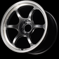 Advan RG-D2 18x8.0 / +48 Offset / 5-112 / 66.5mm Bore / Machining & Racing Hyper Black