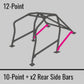 Cusco Steel Roll Cage 12 Point 2 Passenger Escape Dash 2015 Subaru WRX / STI