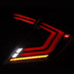 AlphaRex 16-21 Honda Civic Hatchback/ Type-R FK8 Nova-Series LED Tail Lights (Pair) - Black