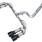 AWE 22-24 Audi 8Y S3 Track Edition Exhaust  - Diamond Black Tips