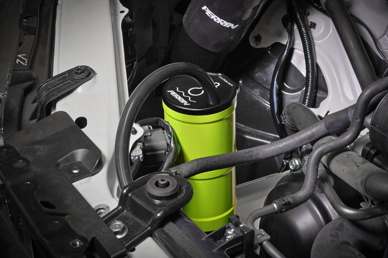 Perrin 13-25 Subaru BRZ / 04-21 Subaru STI / 02-25 Subaru WRX Coolant Overflow Tank - Neon Yellow