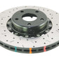 DBA 02-10 WRX / 13+ FR-S / 13+ BRZ Premium Front Drilled & Slotted 5000 Series Rotor w/ Black Hat