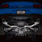AWE 2024 Ford Mustang GT Fastback S650 RWD Touring Catback Exhaust w/ Dual Chrome Silver Tips