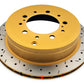 DBA 07+ Toyota LandCruiser 200 Series Rear Drilled and Slotted 4000 Series Rotor