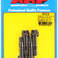 ARP 5/16-24 X 1.750 black 12pt water pump pulley w/ .500in fan spacer stud kit