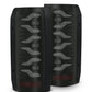 AlphaRex 87-96 Ford Bronco/F-150 Luxx-Series LED Tail Lights - Black
