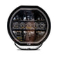 DV8 Offroad 7in Halo Elite Round Light w/ Accent Halo - White/Amber