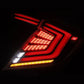 AlphaRex 16-21 Honda Civic Hatchback/ Type-R FK8 Nova-Series LED Tail Lights (Pair) - Black