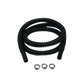 Deatschwerks Convoluted Tubing 1000mm Length x 8mm ID Side 1 x 8mm ID Side 2 - Black