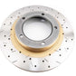 DBA 4000 Series Uni-Directional Cross Drilled and Slotted Rotor