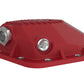 aFe 20-23 Jeep Gladiator JT (Dana M220) Pro Series Rear Differential Cover Red w/ Machined Fins