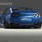 GReddy Nissan GTR R35 Version 2 Padem X Rocket Bunny Rear Under Diffuser
