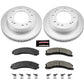 Power Stop 12-19 GMC Sierra 3500 HD Front Z17 Coated Brake Kit