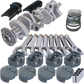Eagle Chevy 400 350 Mains 4.000in Crank 6.000in H-Beam Stroker Rod 4.165in Pistons Rotating Assembly