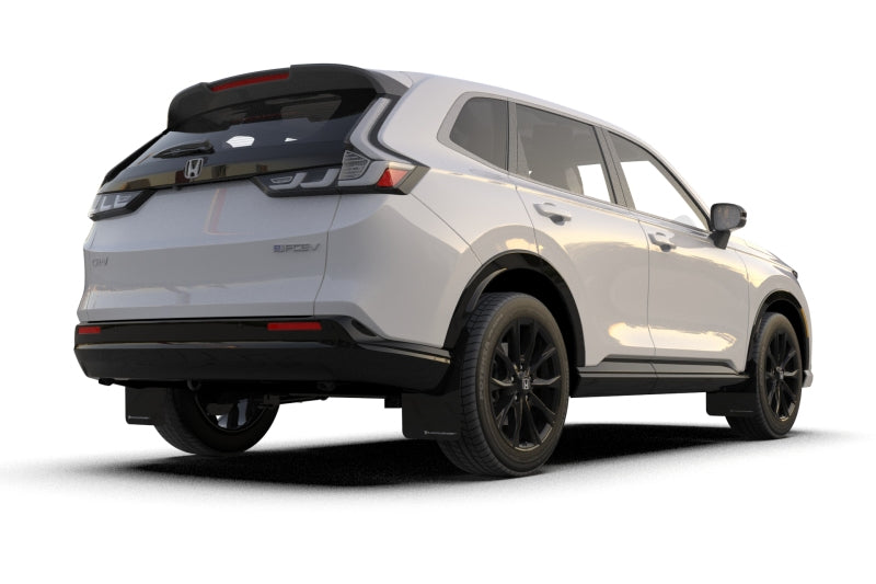 Rally Armor 23-26 Honda CR-V Black Mud Flap - Red Logo
