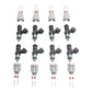 Deatschwerks Set of 8 2200cc/min For The Fitech Go EFI 8/Holley Super Sniper 1250/ Sniper Xflow 1375