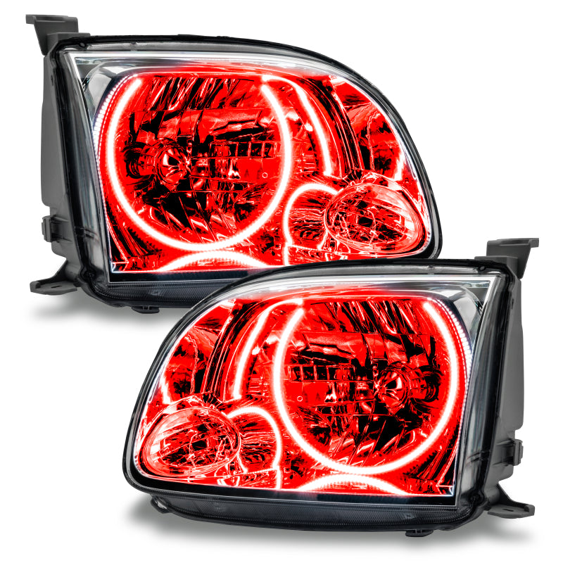 Oracle Lighting 05-06 Toyota Tundra Regular/Accessible Cab Pre-Assembled LED Halo Headlights -Red