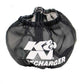K&N Precharger Wrap Black Suzuki