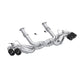 MBRP 20-24 Chevrolet Corvette C8 3in Active Cat Back Quad Split Rear Exit Exhaust w/ AFM Sims