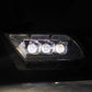 AlphaRex 10-12 Ford Mustang NOVA-Series LED Projector Headlights Blk w/Activ Light & Seq.Sig /SB DRL