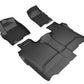 3D MAXpider 2019-2020 Chevrolet Silverado 1500 Kagu 1st & 2nd Row Floormats - Black
