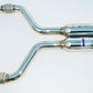 Invidia 02-08 Nissan 350z Gemini Rolled Titanium Tip Cat-back Exhaust