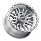 Weld Off-Road Swift 17x9in - 8x165.1 BP - ET-12 - 125.1mm CB - Gloss Silver Machined Wheel & Ring