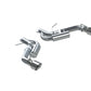 MBRP 16-19 Chevrolet Camaro SS Dual Rear Exit Axle Back w/ 4.5in OD Tips - AL (Non NPP Models)