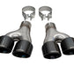 Corsa 11-21 Jeep Grand Cherokee Twin 2.5in Inlet / 4in Outlet Black PVD Pro-Series Tip Kit