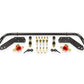 BMR 78-87 G-Body Front Sway Bar Kit - 1.25in Hollow - 2-Hole Adjustable - Black Hammertone