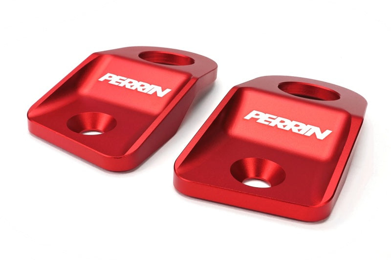 PERRIN 15-21 Subaru WRX / STI Upper Radiator Bracket Set - Red