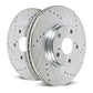Power Stop 99-07 Ford E-350 Super Duty Front Drilled & Slotted Rotor - Pair