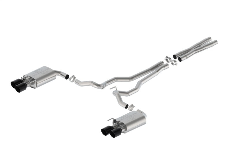 Ford Racing 2024 Mustang 5.0L GT Extreme Cat-Back Exhaust W/Valance - Black Tips