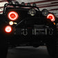 Oracle 07-17 Jeep Wrangler Surface Mount LED Headlight Halo Kit - Amber
