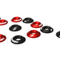 Perrin 15-16 Subaru WRX Engine Cover Lock Down - Black Washers