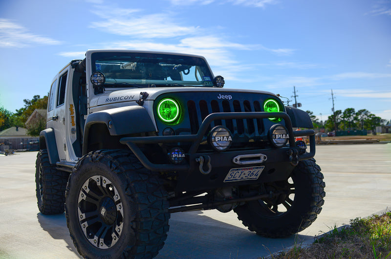 Oracle 07-16 Jeep Wrangler JK SMD HL - ColorSHIFT w/ BC1 Controller