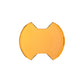 KC HiLiTES SlimLite 6in Light Shield - Spread Beam - Amber