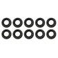 Moroso Black OX Nuts - 1/4-28 (10 Pack)