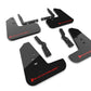 Rally Armor 2024+ Ford Mustang Black UR Mud Flap w/ Red Logo