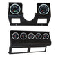 Autometer Cobalt Direct Fit Dash Kit 87-96 Jeep Wrangler YJ (Tach/MPH/FL/OilP/WTMP/VLT/TRNS)
