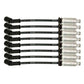Moroso GM LS/LT 8.5mm Ultra 40 11in Long Wire Set w/Alum Heatshield - Black