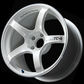 Advan TC4 18x7.5 / +48 Offset / 5-112 / 66.5mm Bore / Racing White Metallic & Ring