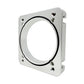 Torque Solution 06-21 Subaru STI EJ Big Bore Manifold Big Bore 76mm Throttle Body Adapter - Silver