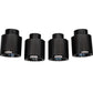 Corsa 20-23 Chevrolet Corvette C8 RWD 4.5in Carbon Fiber Black PVD Tip Kit (For Corsa Exhaust Only)