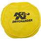 K&N Yellow Drycharger Round Tapered Air Filter Wrap