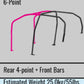 Cusco Steel Roll Cage 6 Point 4 Passenger Through Dash 2015 Subaru WRX / STI