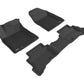 3D MAXpider 2017-2019 Hyundai Ioniq Hybrid/Ioniq Plug-in Kagu 1st & 2nd Row Floormats - Black