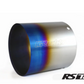 GReddy Burnt Titanium Tip 115mm Diameter 120mm Length (for Revolution RS/RS-TI/RS-Race) - 160 Rev RS